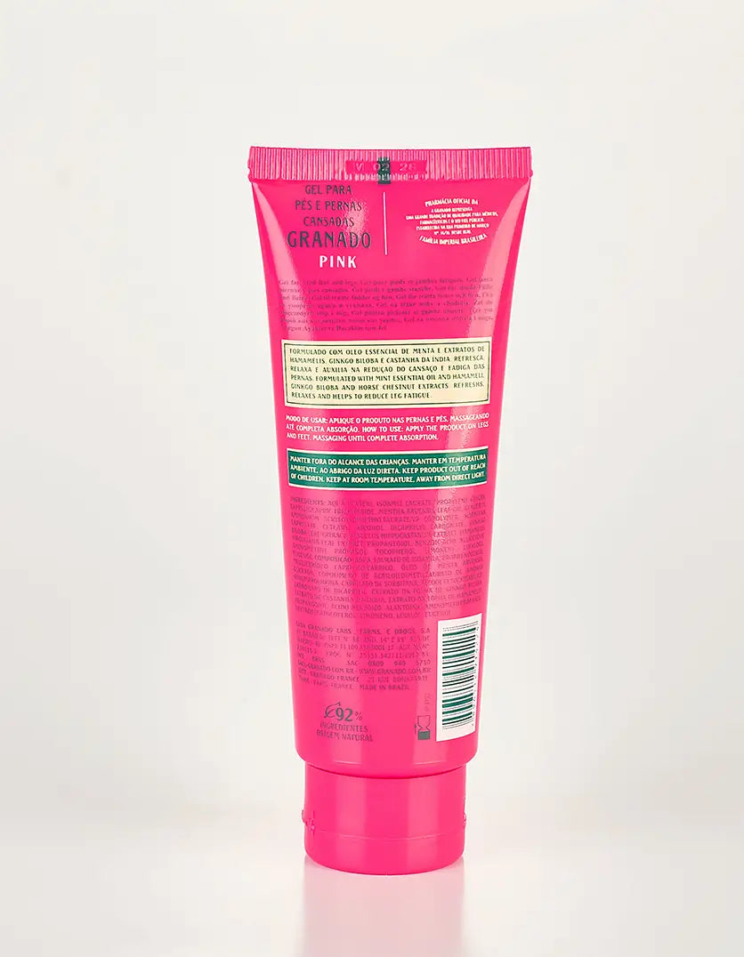 Gel para Pés e Pernas Cansadas Pink 120g