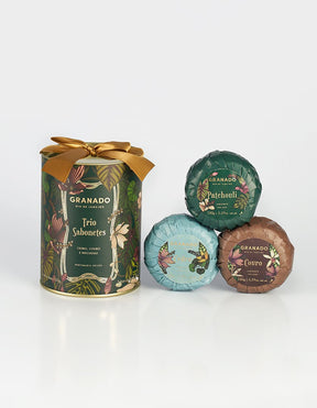 Kit Trio Vintage Sabonete Barra Patchouli